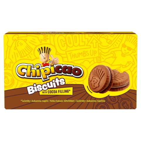 Chipicao Sušenky s kakaovou náplní 50g