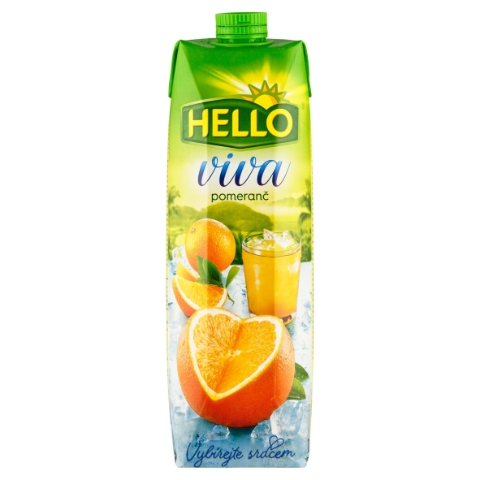 Hello Viva pomeranč 1l