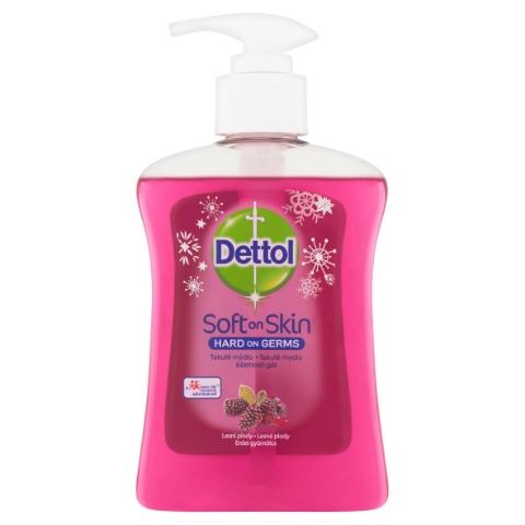 Dettol Soft on Skin Tekuté mýdlo lesní plody 250ml