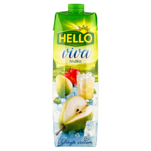 Hello Viva hruška 1l