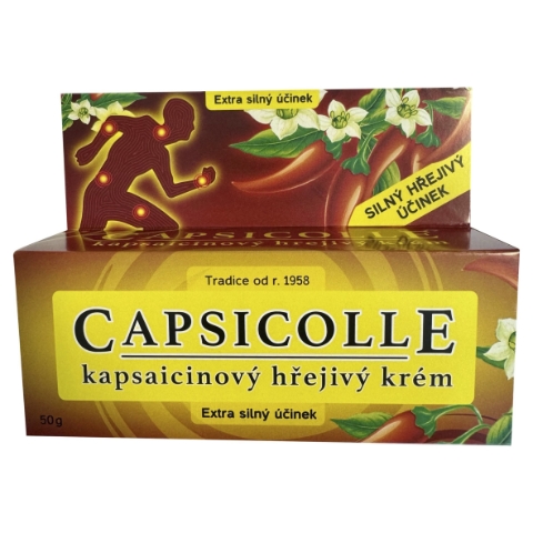 Capsicolle Kapsaicinový hřejivý krém 50g