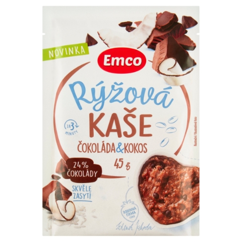 Emco Rýžová kaše čokoláda & kokos 45g