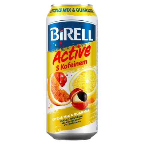 Birell Active Citrus mix & guarana s kofeinem 0,5l