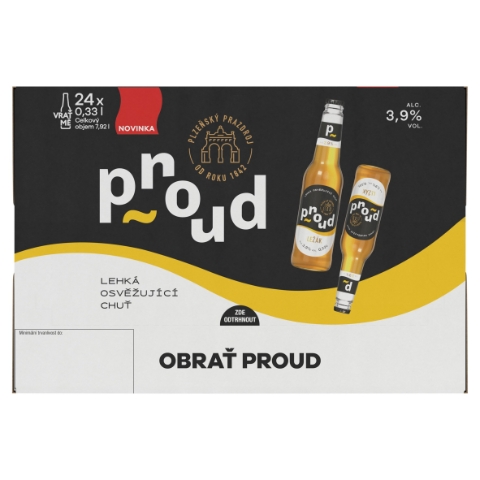 Proud Pivo ležák ochucený 24 x 0,33l