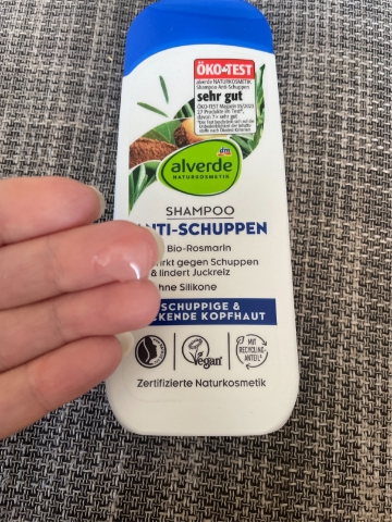 alverde NATURKOSMETIK Šampon proti lupům, 200 ml