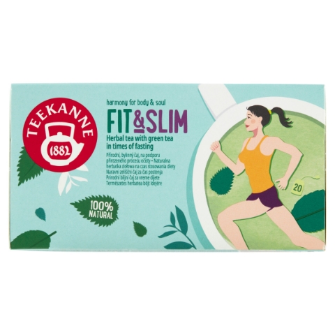 Teekanne Fit & Slim bylinný čaj se zeleným čajem 20 x 1,6g (32g)