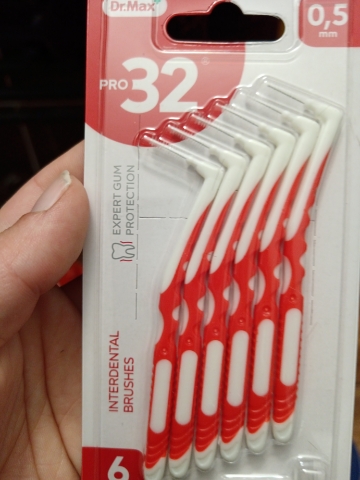 Dr. Max PRO32 Mezizubní kartáček 0,5 mm 6 ks