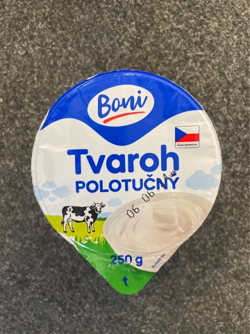 Boni tvaroh polotucny 250g