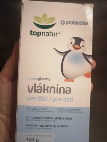 Topnatur vláknina pro děti 100 g