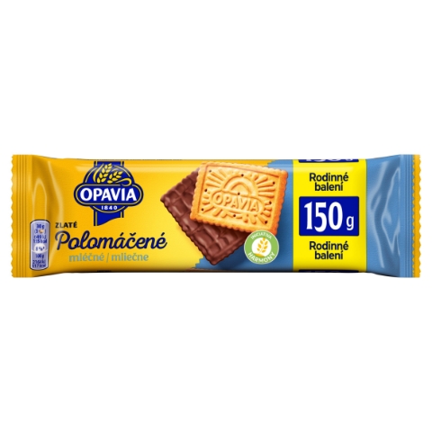 Opavia Zlaté Polomáčené mléčné 150g