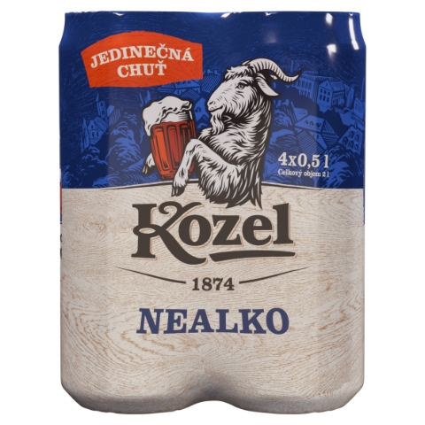 Velkopopovický Kozel Nealko 4 x 0,5l (2l)
