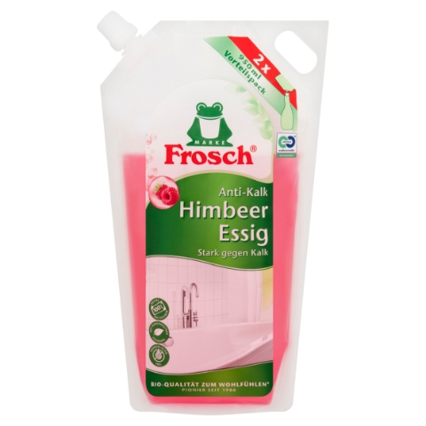 Frosch Čistič vodního kamene s malinovým octem náhradní náplň 950ml