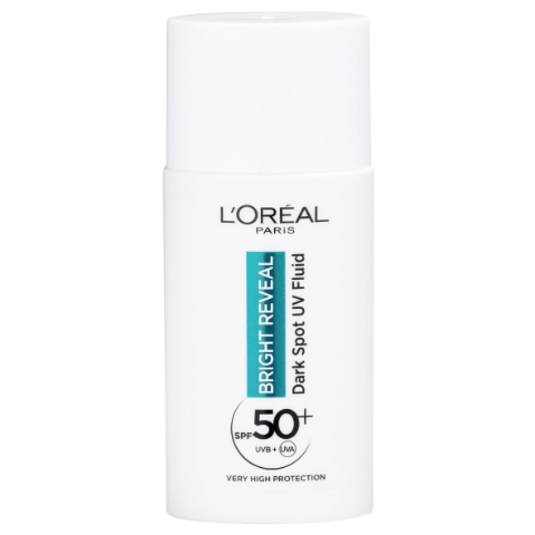 L'Oréal Paris Bright Reveal Denní Anti-UV Fluid SPF 50 + proti tmavým skvrnám, 50 ml