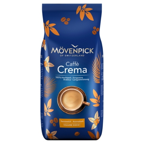Mövenpick Caffè Crema pražená káva zrnková 1000g