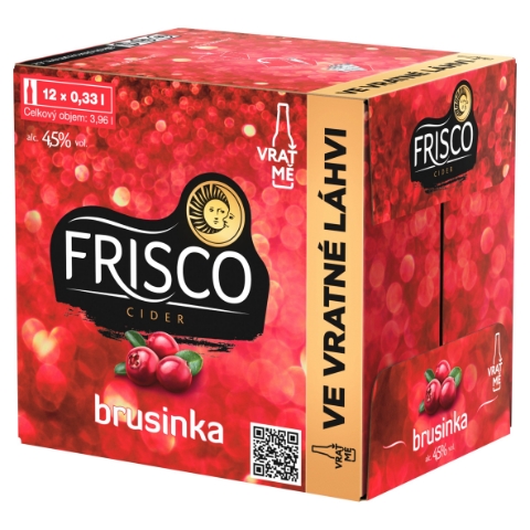 Frisco Cider brusinka 12 x 0,33l (3,96l)