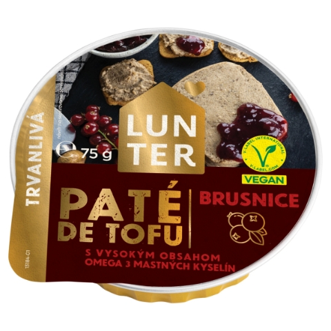 Lunter Paté de tofu brusinky 150g