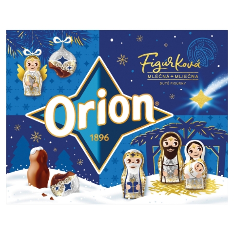 ORION Vánoční kolekce mléčná figurková 348g