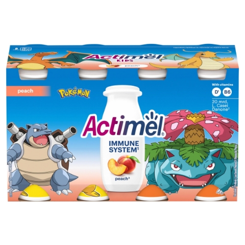Actimel Kids Broskev 8 x 100g (800g)