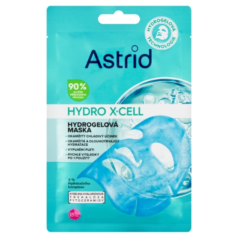 Astrid Hydro X-Cell hydrogelová maska 1 ks