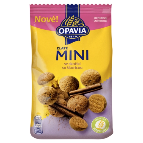 Opavia Zlaté Mini se skořicí 180g