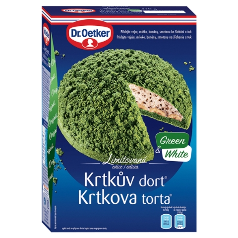 Dr. Oetker Green & White krtkův dort 410g