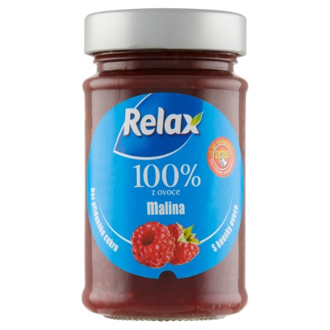 Relax 100% z ovoce malina 220g