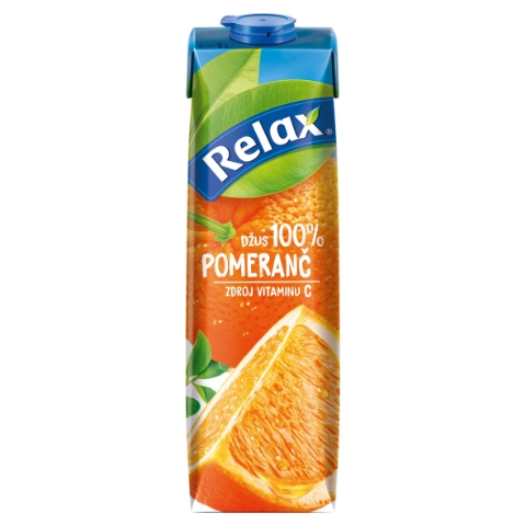 Relax Džus 100% pomeranč 1l