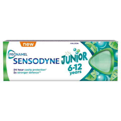 Sensodyne Pronamel Junior zubní pasta s fluoridem mátová příchuť 50ml