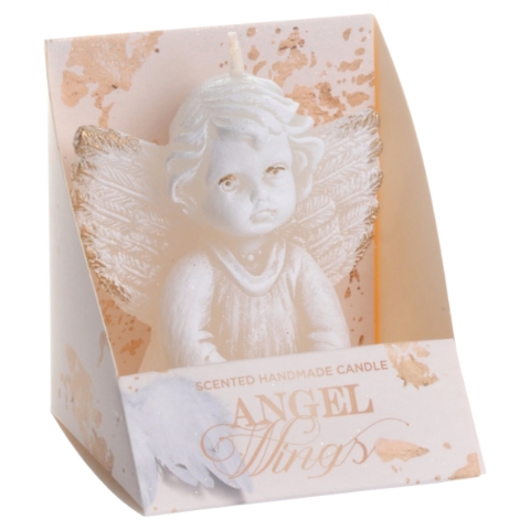 Bartek Candles Angel Wings svíčka figurka 75 mm 75g