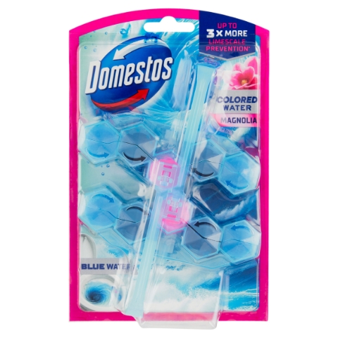 Domestos Blue Water Magnolia tuhý WC blok 2 x 48g