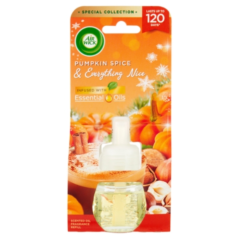 Air Wick Essential Oils Tekutá náplň do elektrického přístroje dýně a podzimní koření 19ml