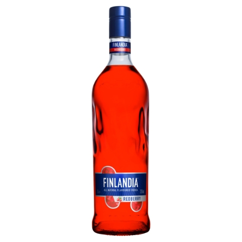 Finlandia Aromatizovaná vodka s příchutí brusinky a maliny 1000ml