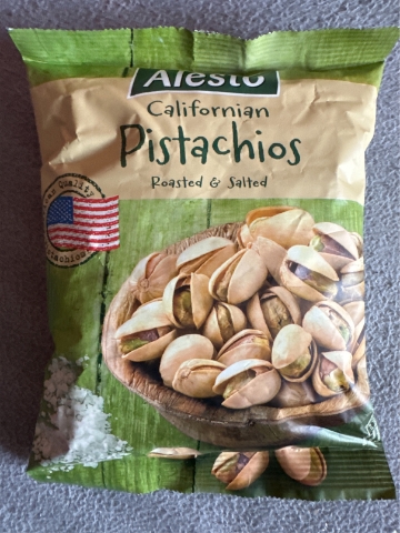 Alesto Kalifornské Pistácie Solené 250g