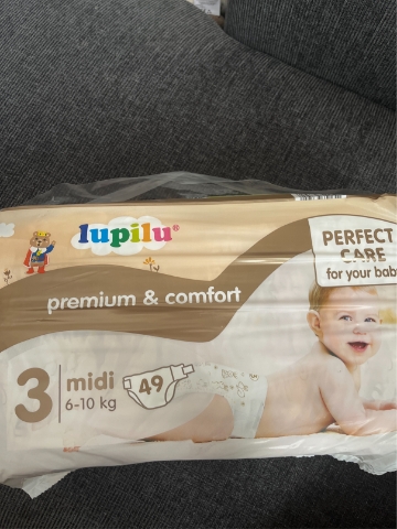 Lupilu plenky Midi, velikost 3 (6-10 kg)