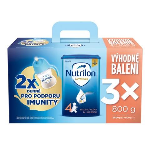 NUTRILON 4 Advanced batolecí mléko 3x800g
