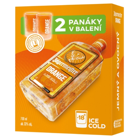 Jägermeister Orange 700ml + 2 skleničky