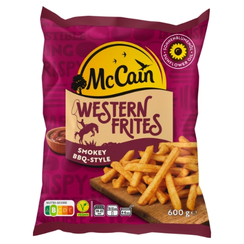 McCain Western Frites křupavé hranolky s BBQ příchutí 600g