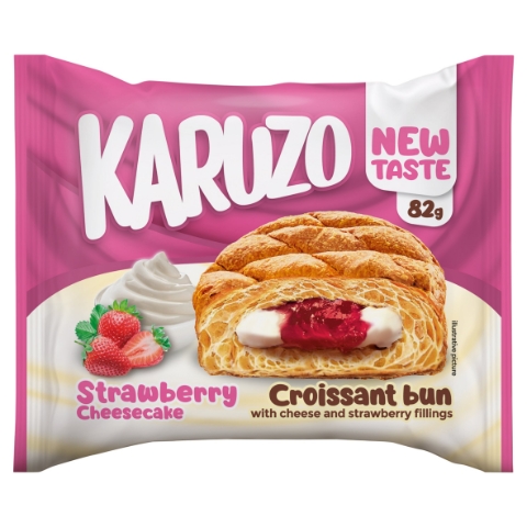 Karuzo Pita z listového těsta se sýrovo-jahodovou náplní 82g