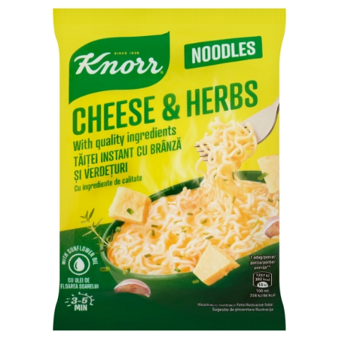 Knorr Sýrová instantní nudlová polévka s bylinkami 61g