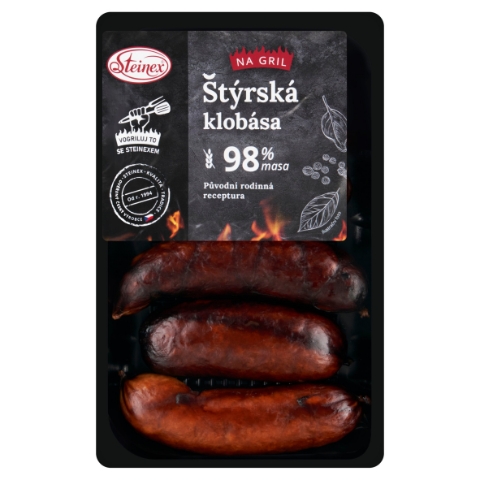 Steinex Na gril štýrská klobása 300g