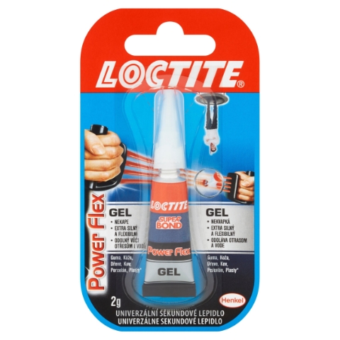 Loctite Super Bond Power Flex univerzální sekundové lepidlo 2g