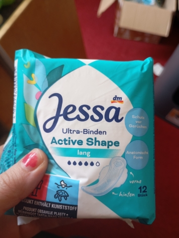 Jessa
Hygienické vložky Active Shape lang, 12 ks