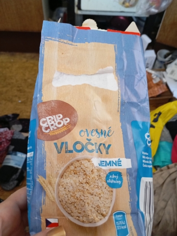 Ovesné vločky jemné 500 gramů Crip Crop
