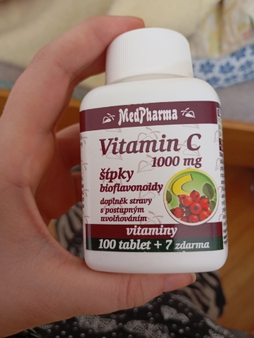 Medpharma Vitamín C 1000 mg s šípky
