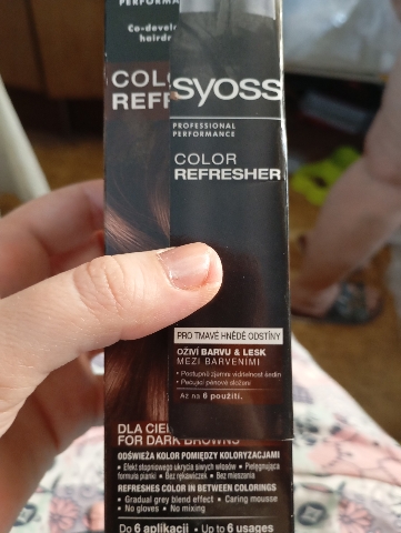 Syoss Color Refresher Pro tmavě hnědé odstíny vlasů 75 ml