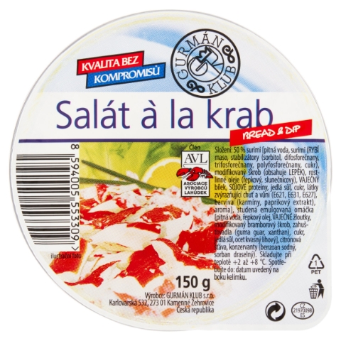 Gurmán Klub Salát á la krab 150g