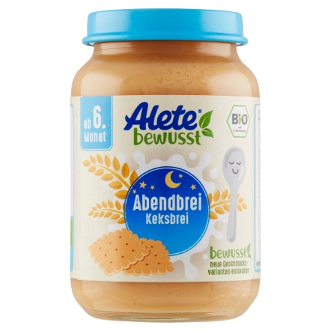 Alete Bio večerní kaše se sušenkami 190g