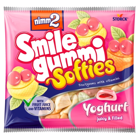 nimm2 Smilegummi Softies jogurtové bonbóny 90g