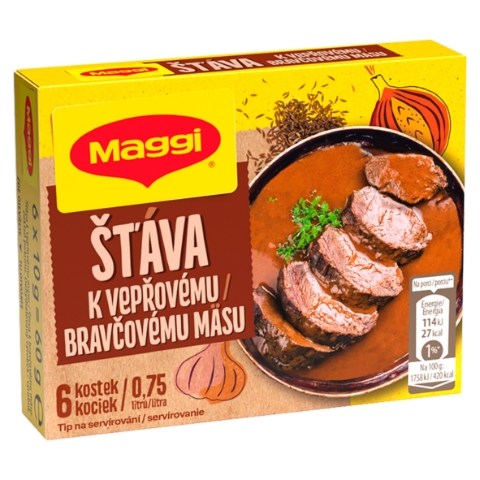 MAGGI Šťáva k vepřovému masu v kostce 60g