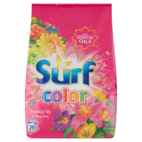 Surf Color Tropical prací prášek 20 dávek